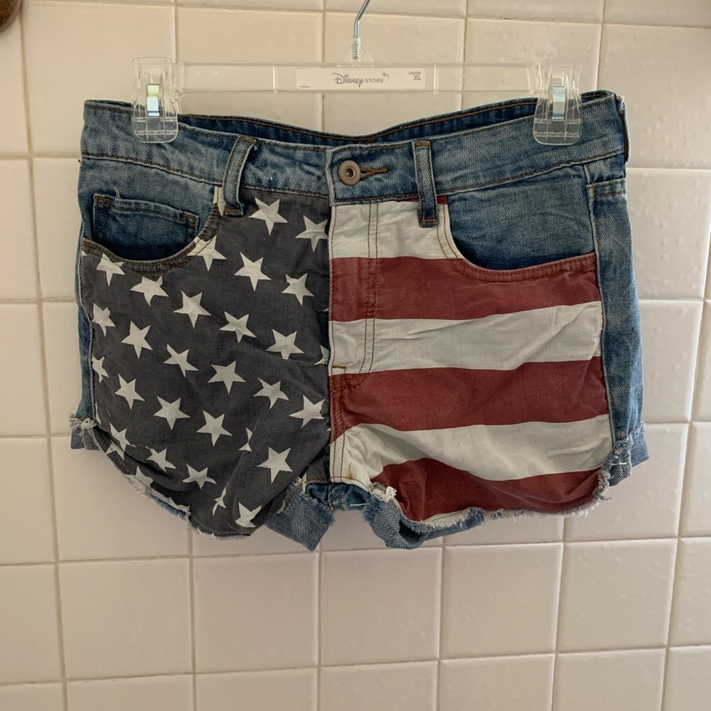 Forever 21 American Flag Shorts!